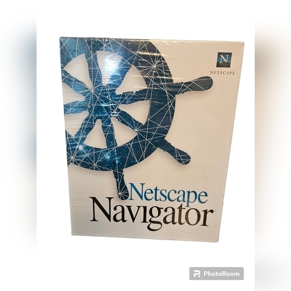 Vintage Netscape Navigator sealed in box.